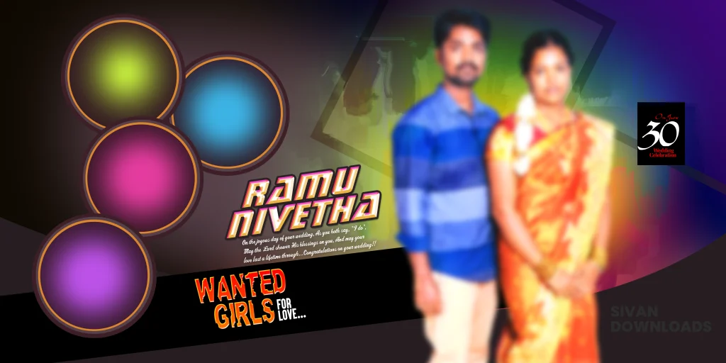 Madurai Style Wedding Flex Banner Design Psd File Free Download Version 2